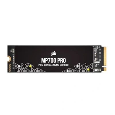 Abbildung von Corsair MP700 PRO 4TB M.2 PCIe Gen5 x4 NVMe 2.0 SSD 2280 Bis zu 12.400MB/sec Sequentielles Lesen High Density TLC NAND Schwarz