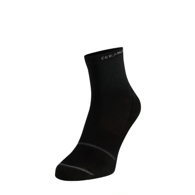 Abbildung von ODLO Micro CREW Ceramicool Reflective Sportsocken, Größe: 36 38, Black
