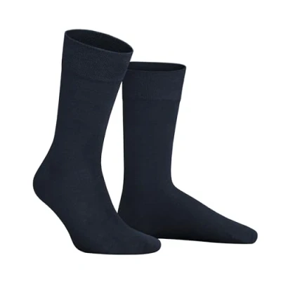 Abbildung von Hudson Herren Relax Cotton Druckfreier Bund Socken, Jeans Mel. 0667, 41/42
