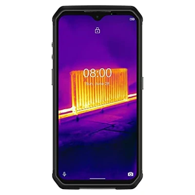 Abbildung von Ulefone Armor 9 Outdoor Handy mit FLIR® Wärmebildkamera, 64MP Rückfahrkamera, Android 10 Robustes Smartphone Ohne Vertrag IP68/IP69K, Helio P90 Octa Core 8GB RAM 128GB, 6,3’’ FHD +, NFC, GPS DUAL SIM