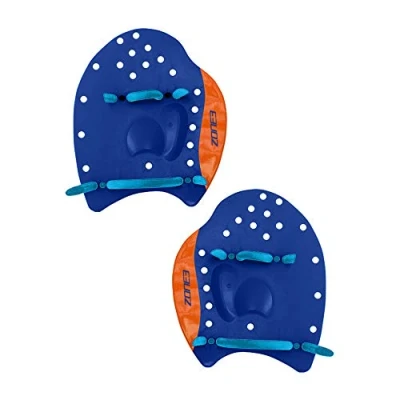 Abbildung von ZONE3 Power Stroke Schwimmhandpaddel S blau/rot