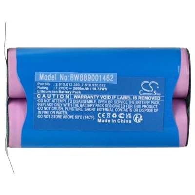Abbildung von vhbw Akku kompatibel mit Dremel 1100 25, 1100LI, Driver 1120, Stylus Elektrowerkzeug (2600 mAh, Li Ion, 7,2 V)