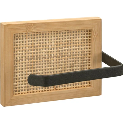 Abbildung von WENKO Toilettenpapierhalter Allegre, aus Bambus und Rattan