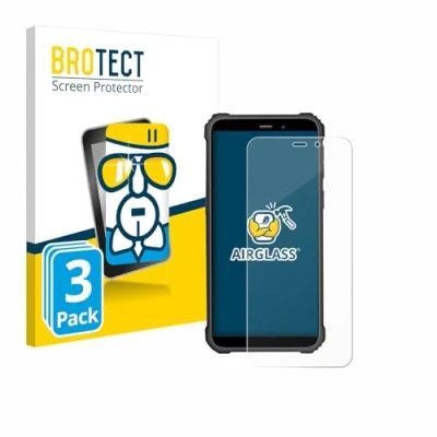 Abbildung von BROTECT Schutzglas für Oukitel G2 (3 Stück) Schutzfolie Panzer Folie Glas [Extrem Kratzfest 9H, Anti Fingerprint, Ultra Transparent]