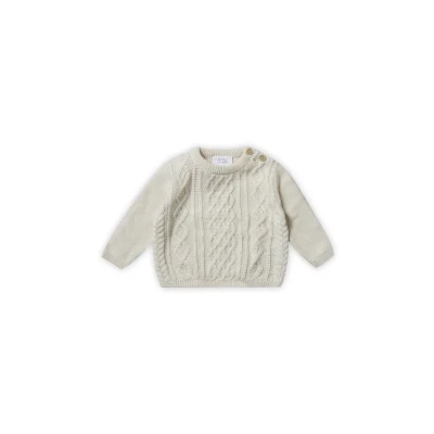 Abbildung von Stellou &amp; friends Strickpullover für Kinder, Größe: 110/116, White