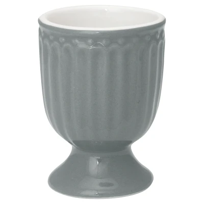 Abbildung von Greengate Alice Eierbecher stone grey 6,5 cm
