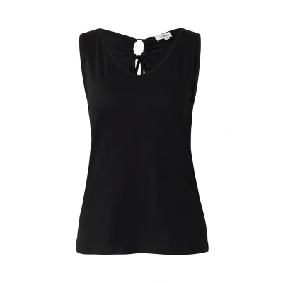 Abbildung von s.Oliver MIT Cutout UND Schleife Top, Damen, Größe: 34, Schwarz