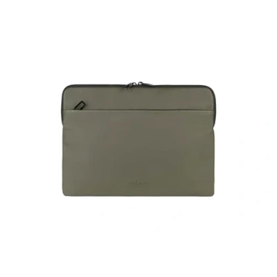 Abbildung von TUCANO GOMMO Sleeve für 35,6 cm (14 Zoll) und MacBook 14 Zoll (35,6 cm), gummiertes Material, Militärgrün