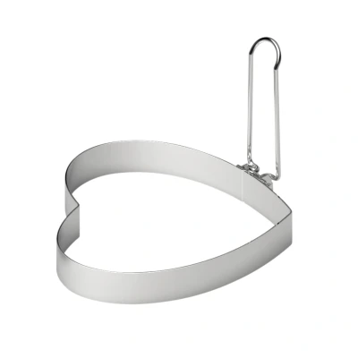 Abbildung von Eier Ring Spiegelei Herzform aus Edelstahl