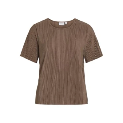 Abbildung von VILA MIT Kurzen ÄRMELN Bluse, Damen, Größe: XS, Fossil
