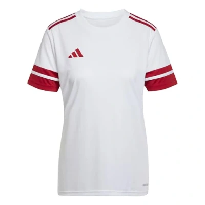 Abbildung von adidas Damen SQUADRA25 Jersey Short Sleeve, White/Team Power red 2, XXL