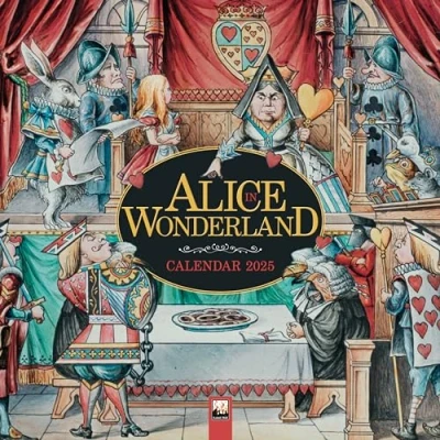 Abbildung von Alice in Wonderland im Wunderland 2025: Original Flame Tree Publishing Kalender [Kalender] (Wall Kalender)