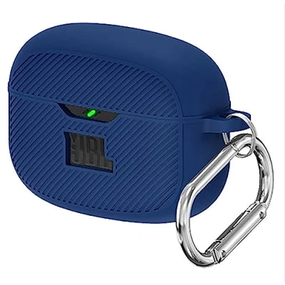 Abbildung von GIOPUEY Hülle für JBL Vibe Beam, Silikon Stoßfeste Schutzhülle, Ultradünn Case Cover, Kein Geruch, Dunkelblau