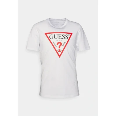Abbildung von Guess Original LOGO TEE Tshirt print, Herren, Größe: Medium, Pure white