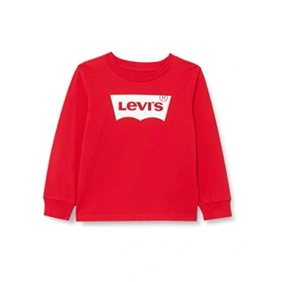 Abbildung von Levi&#039;s Batwing TEE Langarmshirt für Kinder, Größe: 116, Red/white