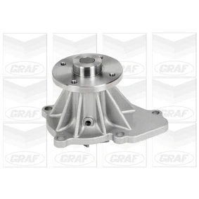 Abbildung von GRAF PA927 Wasserpumpe mit Dichtung mechanisch Stahlblech für Keilrippenriementrieb NISSAN: TERRANO 2, Pick Up