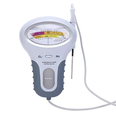 Abbildung von PC 102 CL2 Chlor und PH Tester Messgerät mit Sonde, Wasserqualitätstester für Schwimmbäder oder Spas in Familiengröße