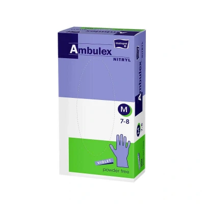 Abbildung von Ambulex Nitryl Unt.hands.unster.ungepud.m Violett 100 St