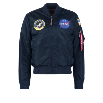 Abbildung von Alpha Industries Herren MA 1 VF NASA Bomberjacke, Rep.Blue, 4XL