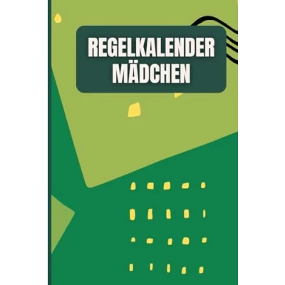 Abbildung von Regelkalender Mädchen: PMS Tagebuch für junge Frauen zur Überwachung der Symptome, Stimmung und Blutung. Dokumentiere übersichtlich alle Ereignisse deiner Menstruation.