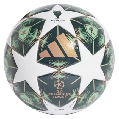 Abbildung von adidas Performance UEFA Champions League Unisex Fußball, Größe: 5, White/shadow green/solar slime