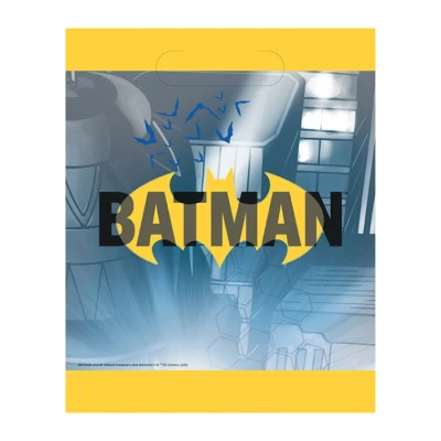 Abbildung von Partytaschen Batman Party 8er Pack, 9&quot; x 7.25&quot;