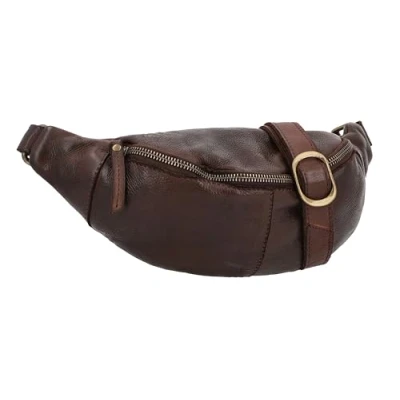 Abbildung von Gusti Leder Cillian Gürteltasche dunkelbraun, Größe: One Size, Dunkelbraun
