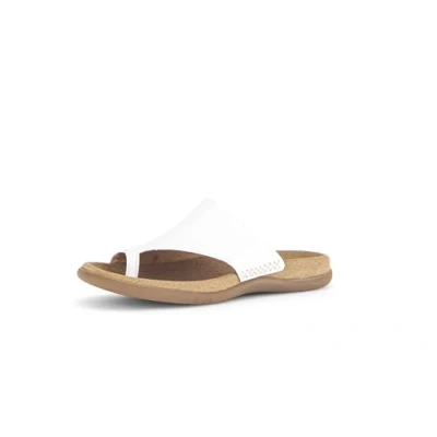 Abbildung von Gabor Damen Pantoletten Frauen Slipper Best Fitting Slides Slip ons Backless Mules Gartenschuhe Sommerschuhe Latte 42 EU 8 UK