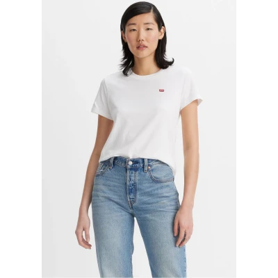 Abbildung von Levis T Shirt &quot;Mini Logo&quot;, mit kleiner Markenlogo Stickerei auf der Brust