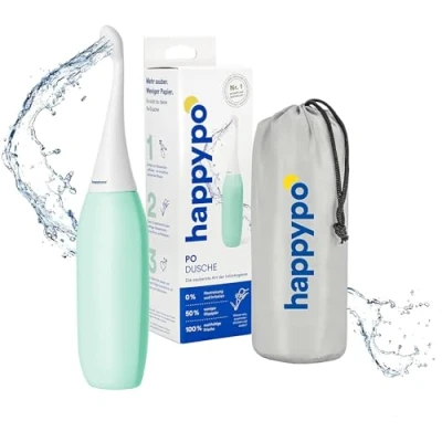 Abbildung von HappyPo Mobiles Bidet The Original Po Shower 20 From Lion&#039;s Den Color White I (1 St)