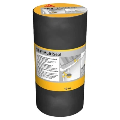 Abbildung von Sika Dichtungsband MultiSeal Grau für den Außenbereich selbstklebend und wasserdicht überstreichbar 10 m x 3