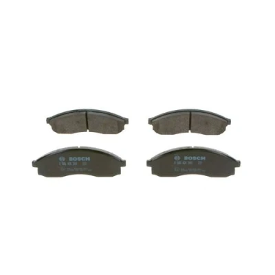 Abbildung von BOSCH 0 986 424 340 Bremsbelagsatz Low Metallic mit Anti Quietsch Blech, Montageanleitung NISSAN: Skyline Limousine, Coupe, MAXIMA 2