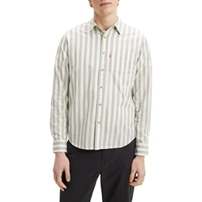 Abbildung von Levi&#039;s Herren Sunset 1 Pocket Standard Hemd,Sugar Swizzle,S