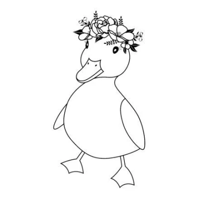 Abbildung von Artemio ARTHD1209 Holzstempel Ente