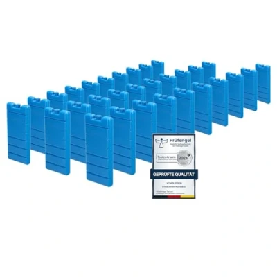 Abbildung von VonBueren 2 30 Kühlakkus für Kühltasche 12h Lange Kühlung ca. 200 g je Kühlakku 7,4 x 16,7 2,1 cm auch Kühlbox (30)