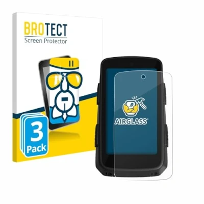 Abbildung von BROTECT Schutzglas für Hammerhead Karoo 3 (3 Stück) Schutzfolie Panzer Folie Glas [Extrem Kratzfest 9H, Anti Fingerprint, Ultra Transparent]