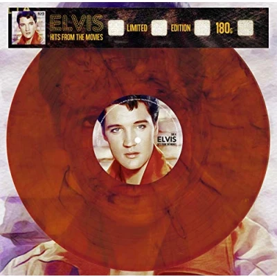 Abbildung von Elvis Presley Hits From The Movies Limitiert, 180 Gr. marbled [ Limited Edition / Farbiges Vinyl 180g Vinyl] [Vinyl LP]