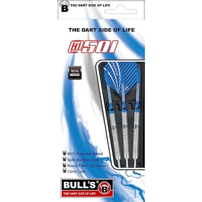Abbildung von BULL&#039;S Steel Dart 501 At1, Silber/Blau, 21 g