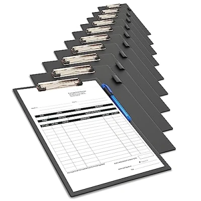 Abbildung von Rapesco 1745 Business Pack: 10 Klemmbretter, A4+, Schwarz