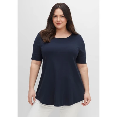 Abbildung von Sheego Longshirt &quot;Große Größen&quot;, mit abgerundetem Saum