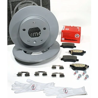 Abbildung von Autoparts Online Set 60012066 Zimmermann Bremsscheiben Coat Z/Bremsen + Bremsbeläge für hinten/die Hinterachse