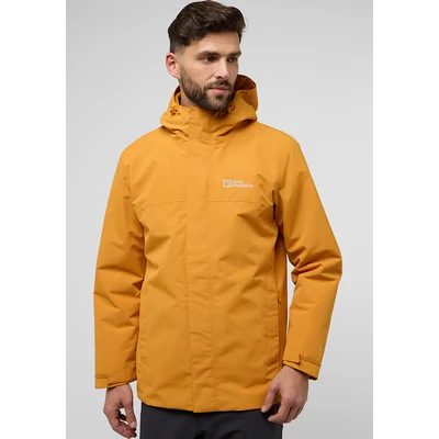 Abbildung von Jack Wolfskin Altenberg 3IN1 Regenjacke / wasserabweisende Jacke, Herren, Größe: XL, Safflower
