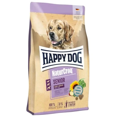 Abbildung von Happy Dog 60532M NaturCroq Senior M Alleinfutter mit heimischen Kräutern für Hunde Senioren ab 7 Jahren 15 kg Inhalt