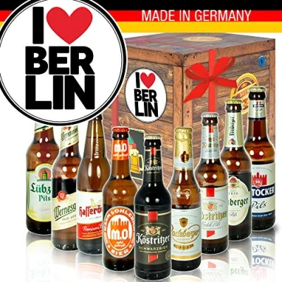 Abbildung von I love Berlin/Original DDR Bier/Berlin Geburtstag Geschenk