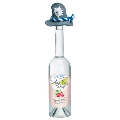 Abbildung von Alpenschnaps / Steinbeisser 1 x 500ml Himbeere pures Alpenglück im Glas PremiumSchnaps