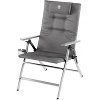 Abbildung von Coleman Premium Aluminum Campingstuhl mit gepolsterter Rückenlehne und 5 Positionen Einstellung Extrem Stabiler Stuhl Becherhalter für höchsten Komfort Qualität