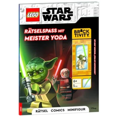 Abbildung von LEGO® Star Wars(TM) Rätselspaß mit Meister Yoda: Minifigur &quot;Yoda Lichtschwert&quot;