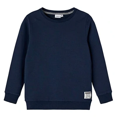 Abbildung von Name it Nkmhonk Sweatshirt für Kinder, Größe: 116, Dark sapphire