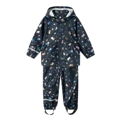 Abbildung von Name it NMFDRY10 RAIN SET Regenhose für Kinder, Größe: 98, Dark sapphire