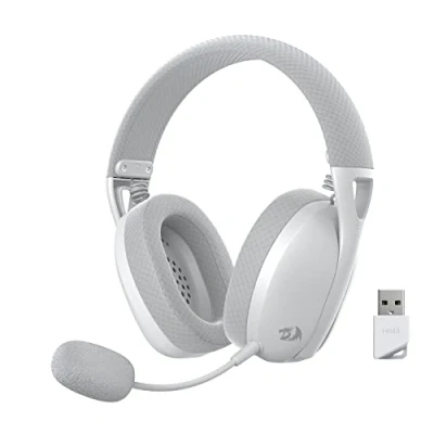 Abbildung von Redragon H848 Bluetooth Drahtloses Gaming Headset Leichtgewichtig 7.1 Surround Sound 40 mm Treiber Abnehmbares Mikrofon Multiplattformen für PC, PS5/4/3, Switch, Handy